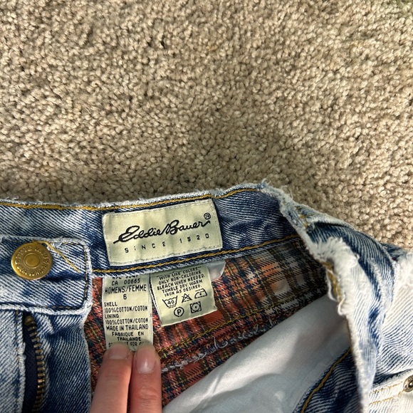 Vintage Eddie Bauer Acid Washed Jean Shorts - Picture 6 of 6
